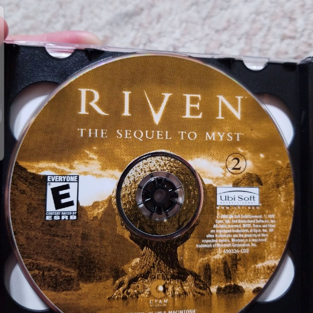 Vintage Riven Sequel to Myst by Ubi Soft PC Game - Picture 5 of 8